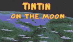 Tintin on The Moon