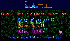 New Year Lemmings 1992