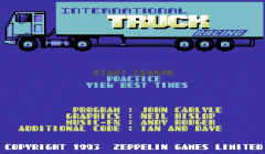 International Truck Racing
